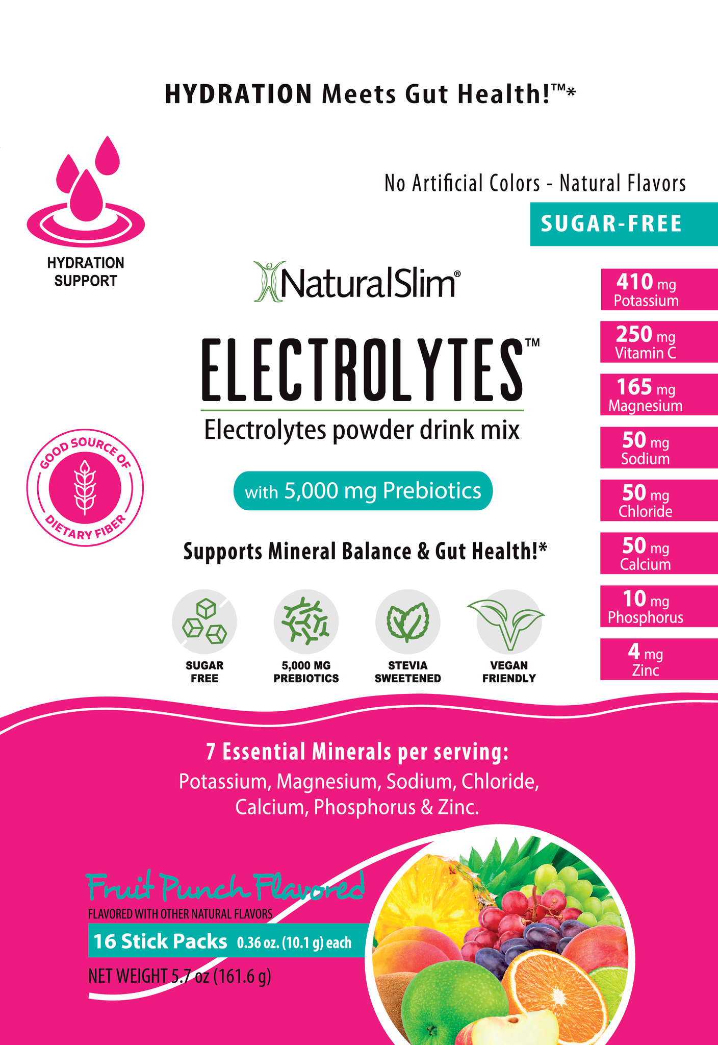 NaturalSlim Electrolytes™ Fruit Punch