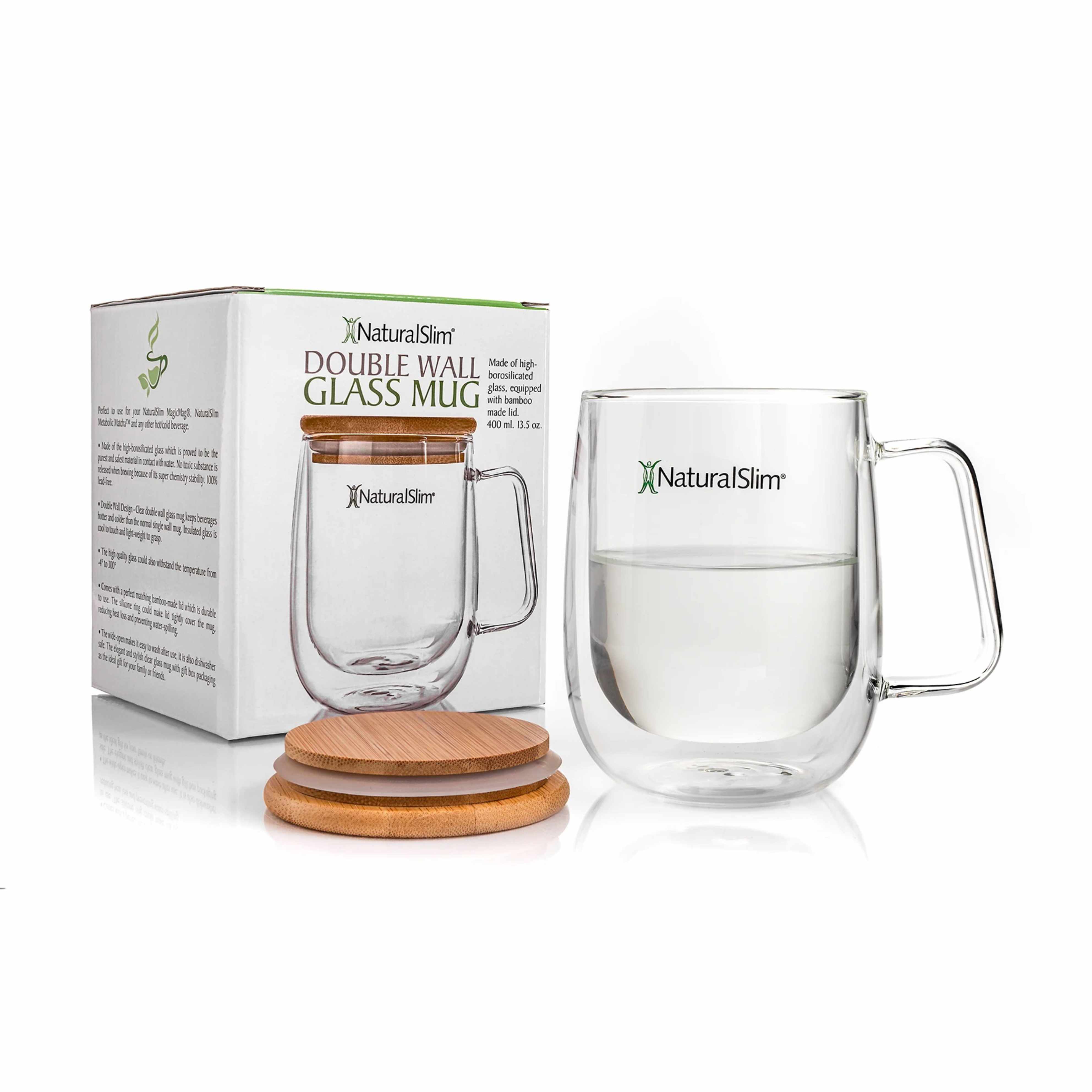 Tasse en verre NaturalSlim® à double paroi