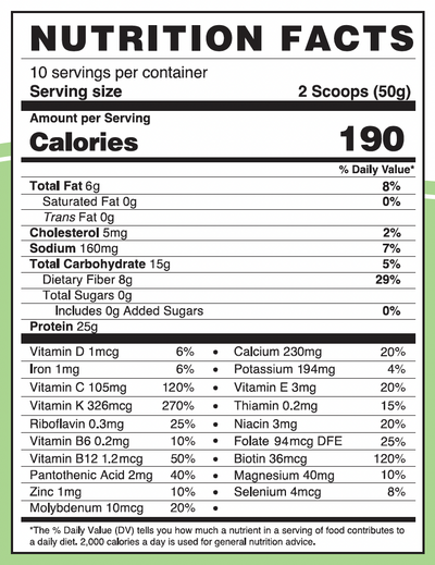 METABOLIC PROTEIN C-PLUS STRAWBERRY - ingredients list