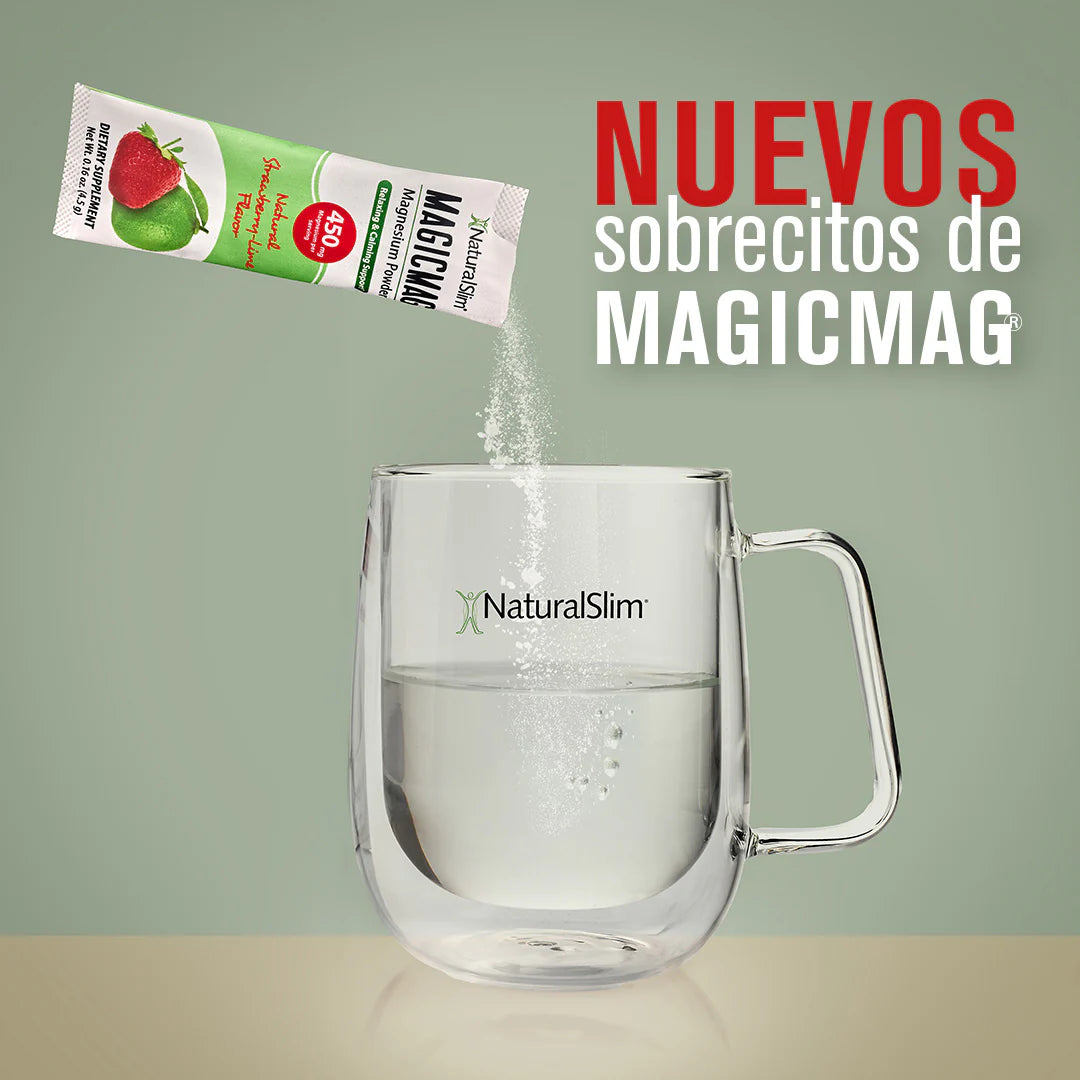 MAGICMAG® Stick Packs | Travel | Strawberry-Lime | Magnesium Citrate Supplement